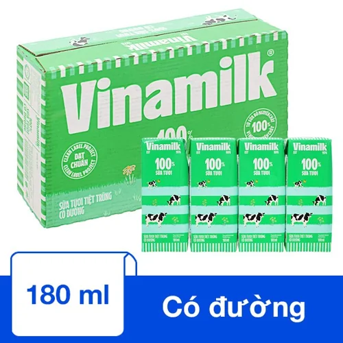 Vinamilk 100% Có đường